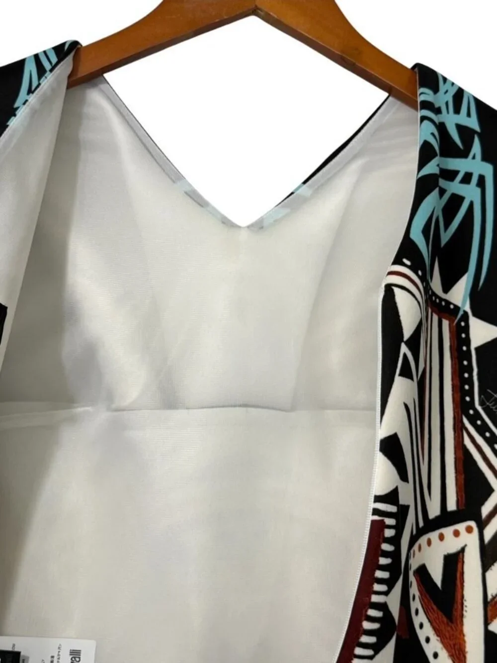 Just Cavalli Roberto Cavalli Mini Dress Tribal Fit Flare Scuba Size 36 IT/XS US